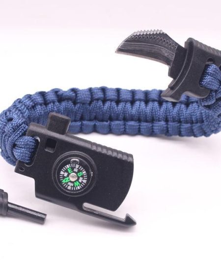 Outdoor Survival Bracelet | Compass | Whistle | Knife
