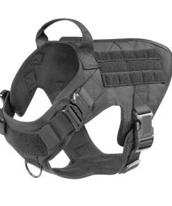 ICEFANG Tactical Dog Harness,K9 Working Dog Vest,No Pulling Front Clip Leash Attachment
