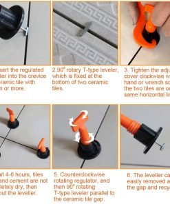 No.1 Reusable Tile leveling System Alignment Spacers 50Pcs