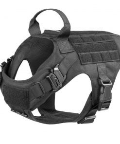 ICEFANG Tactical Dog Harness,K9 Working Dog Vest,No Pulling Front Clip Leash Attachment