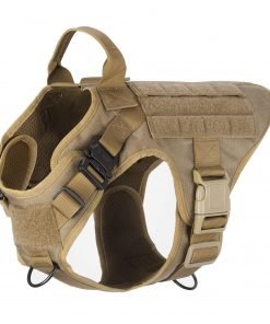 ICEFANG Tactical Dog Harness,K9 Working Dog Vest,No Pulling Front Clip Leash Attachment