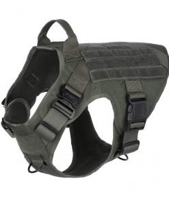 ICEFANG Tactical Dog Harness,K9 Working Dog Vest,No Pulling Front Clip Leash Attachment