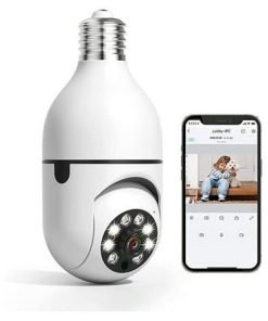 360° Smart Home LED Bulb Camera
