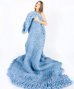Soft Chunky Knit Blanket