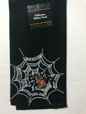 halloween kitchen towels