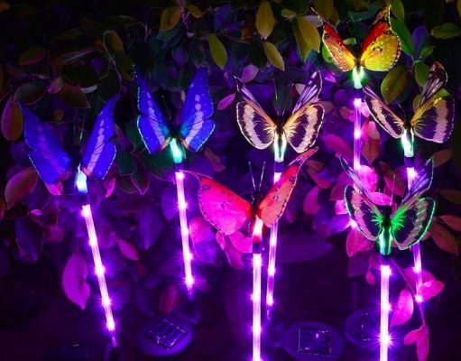 solar butterfly lights