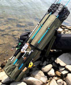 Fishing Backpack with Rod Holder