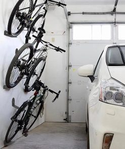 Heavy-Duty Garage Bike Rack: Ceiling & Wall Mount Hooks for Hanging Bicycles - Space-Saving Storage Solutions