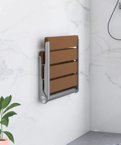Wall Mounted Folding Seat - Space-Saving & Convenient Seating Solution easy to install