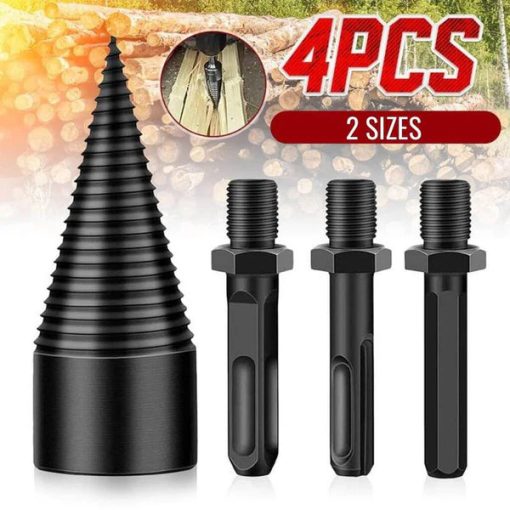Wood Splitter Bit for Drill | Shank Firewood Drill Bit Tool for ...