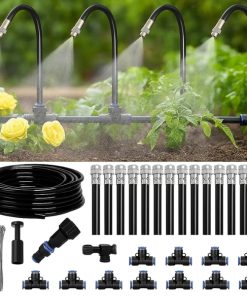 360° Drip Irrigation Kit with Flexible Hose | Adjustable Flow, DIY Watering System for Garden Beds & Potted Plants