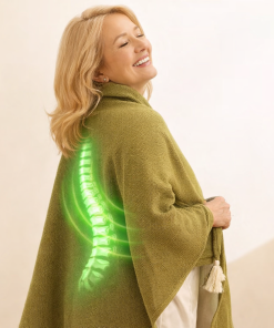 Graphene Infrared Heating Pad Wrap | Deep Tissue Pain Relief & Wearable USB Thermal Therapy for Neck, Back & Shoulders